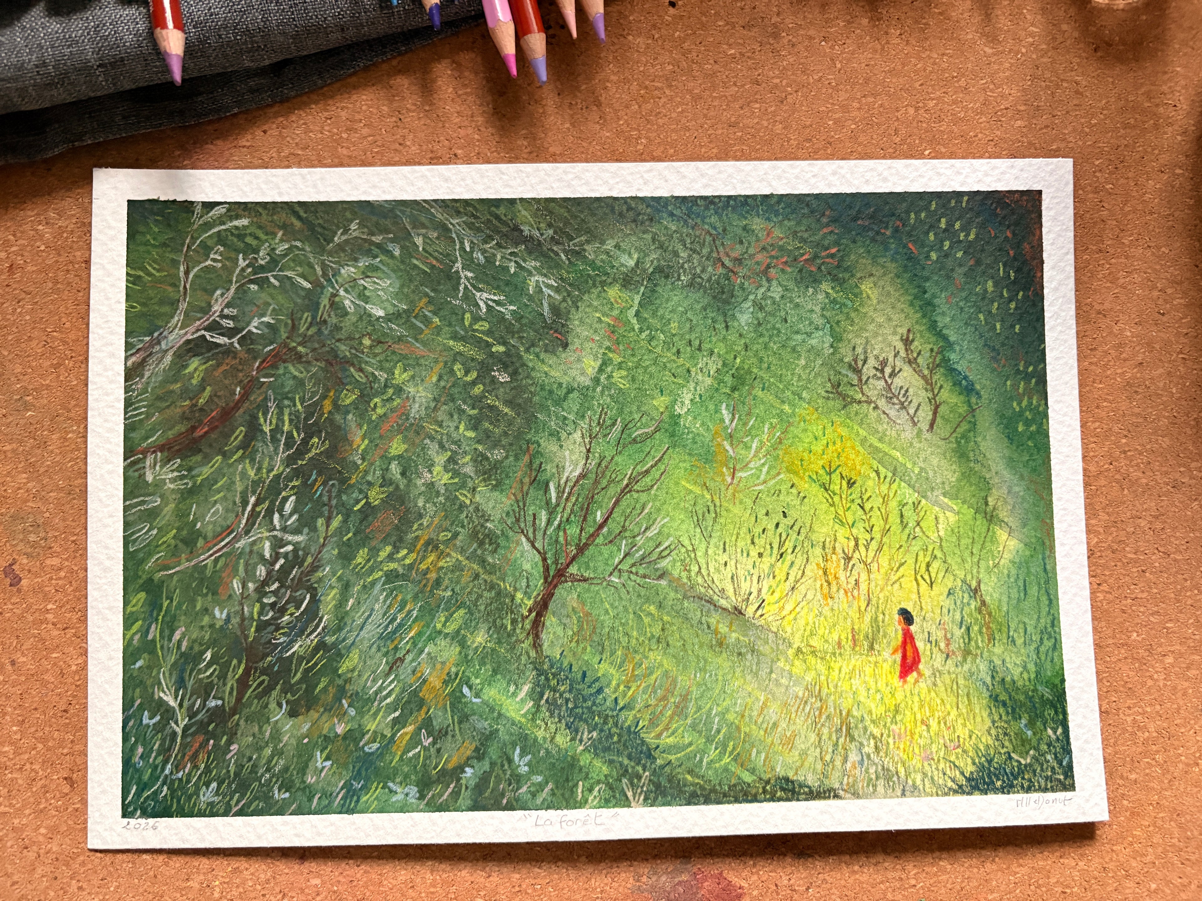 La Forêt - Illustration Originale