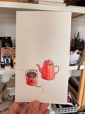 Dessin café et cafetière