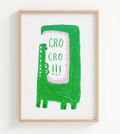 Crocodile - A4 - édition limitée